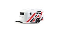 RC pick-up Die cast gegoten met caravan aanhangwagen 1 op 64 RTR 